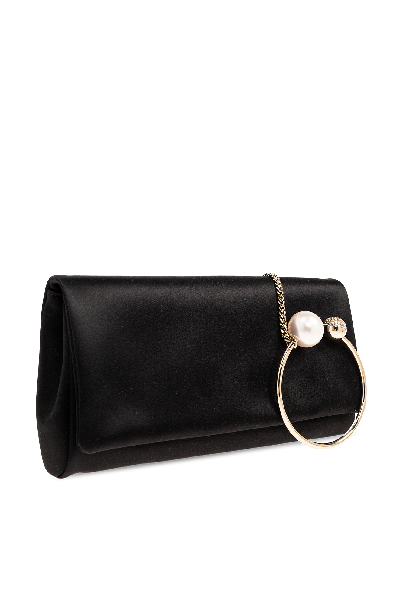 Jimmy choo black on sale clutch